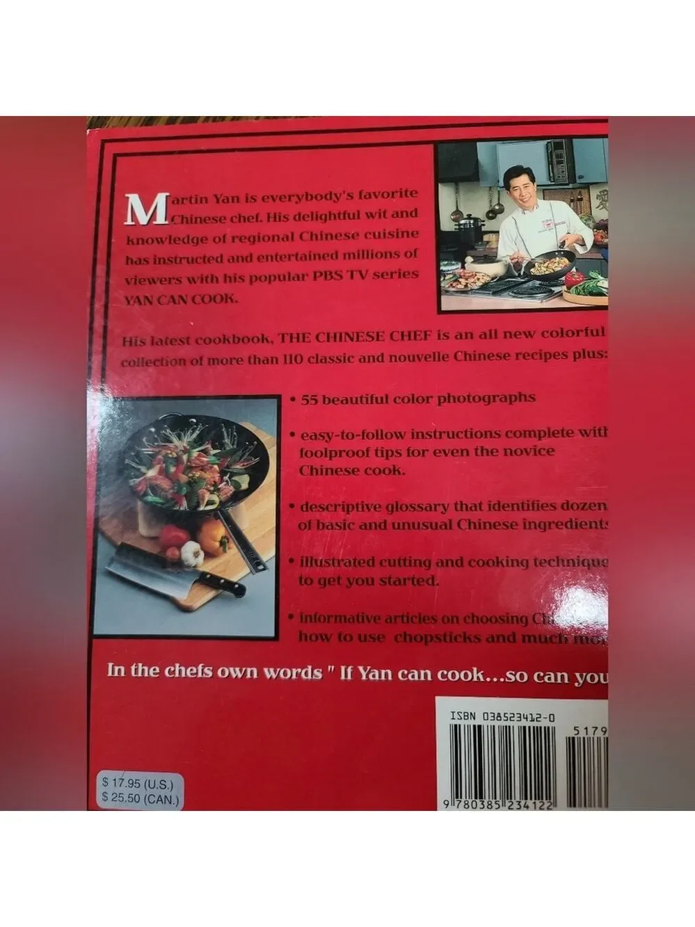 Set of Martin Yan Cookbooks Near New